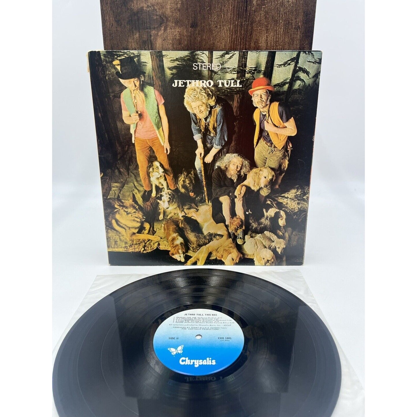 JETHRO TULL-This Was-1968 Rock Album-Chrysalis CHR 1041-Ian Anderson-VG Vinyl LP