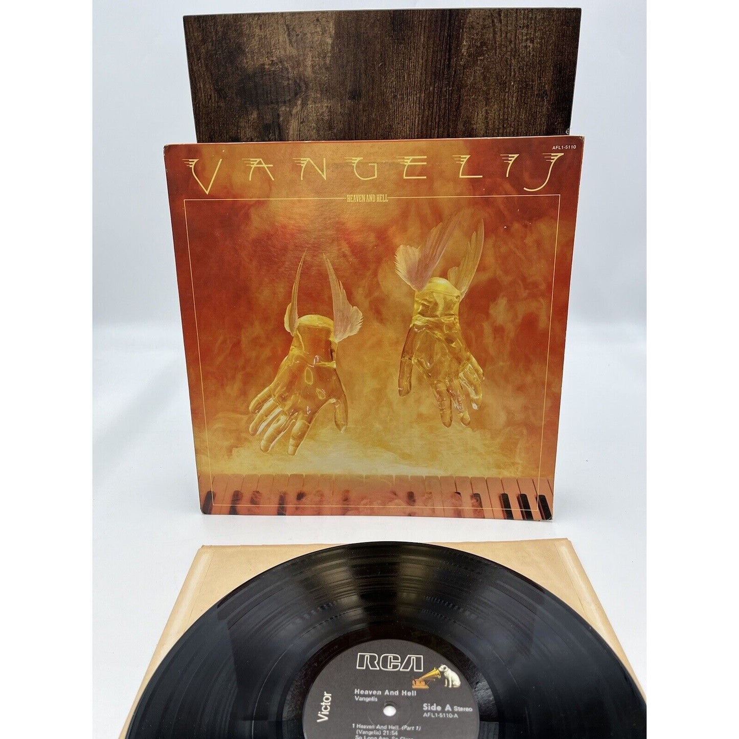 VANGELIS - Heaven and Hell LP 1975 RCA AFL1-5110 Vinyl