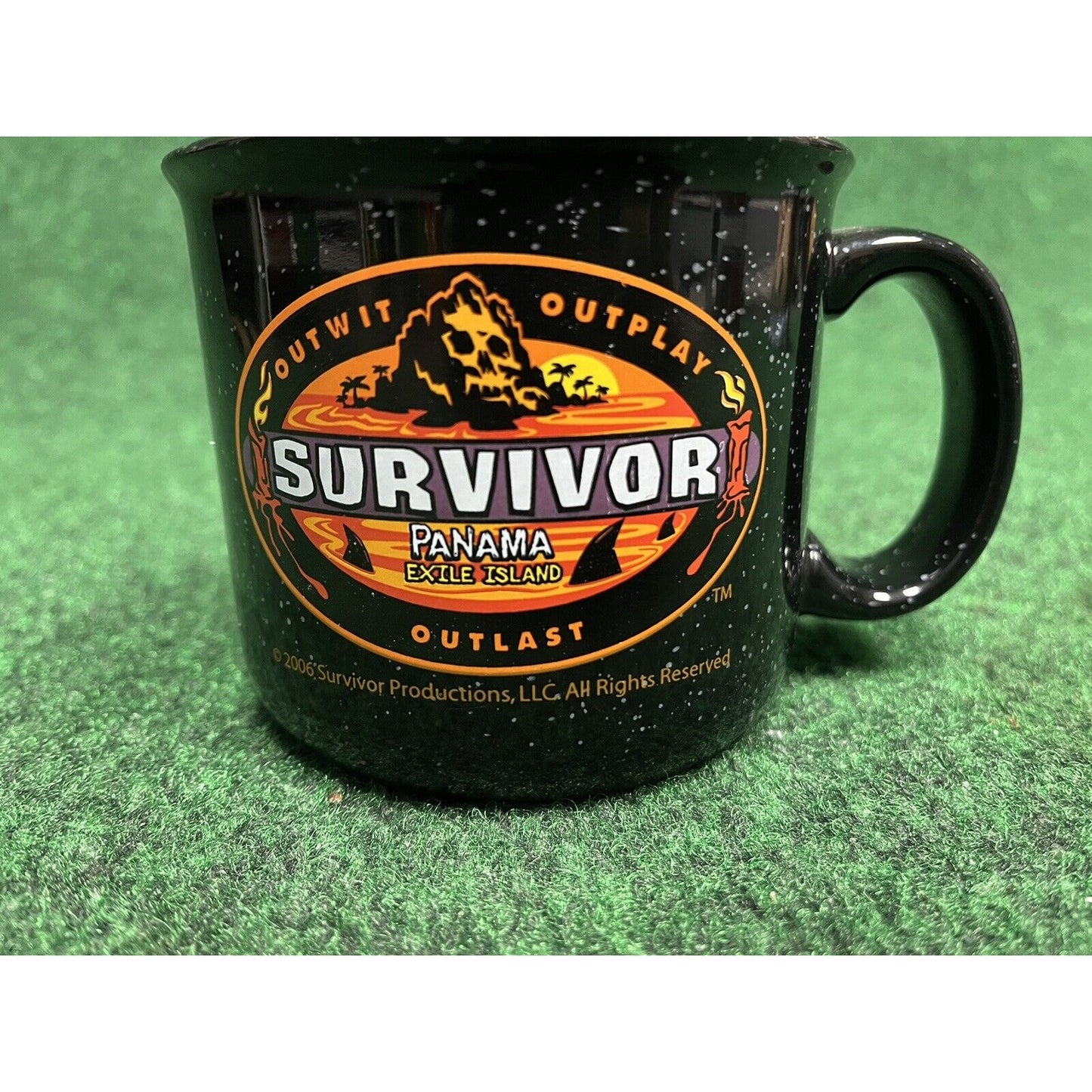 Survivor Season 12 2006 Panama Exile Island Campfire Coffee Mug