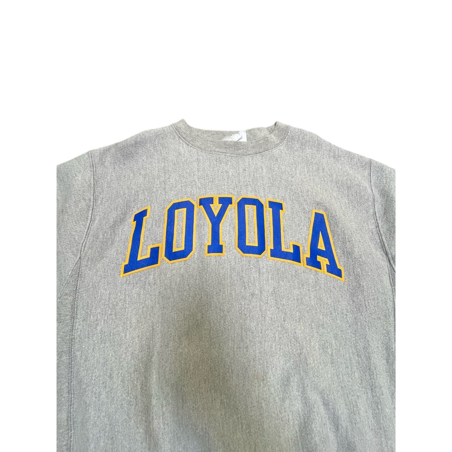 90s Loyola University Reverse Weave Pullover Sweatshirt Hoodie Sweater Sz Medium