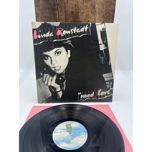 Linda Ronstadt 3 Vinyl Record Album Bundle - Mad Love / Lush Life / Heart Like A