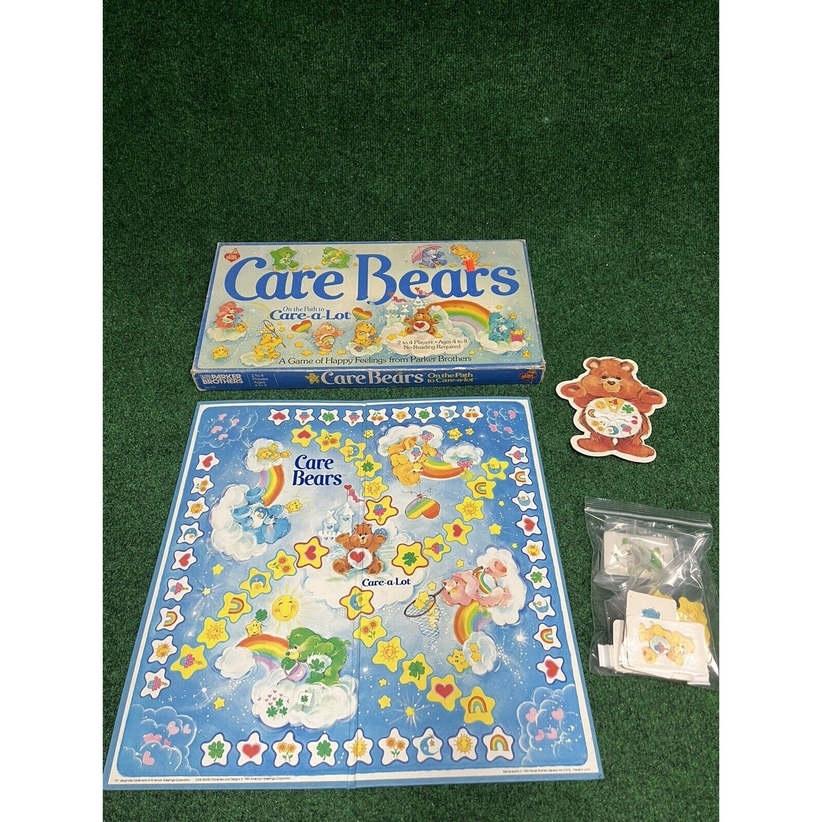 Care Bears Care-A-Lot Parker Brothers 1983 Vintage VTG Cartoon 80s ...