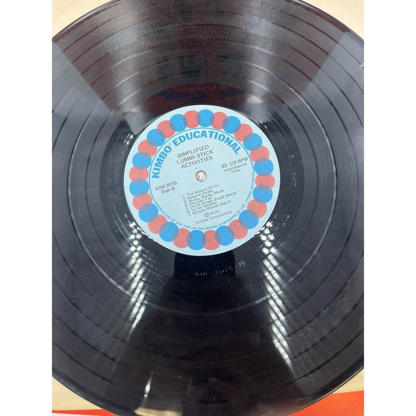 1976 Long Branch New Jersey Kimbo Lummi Stick Activities Vinyl LP Record & Book