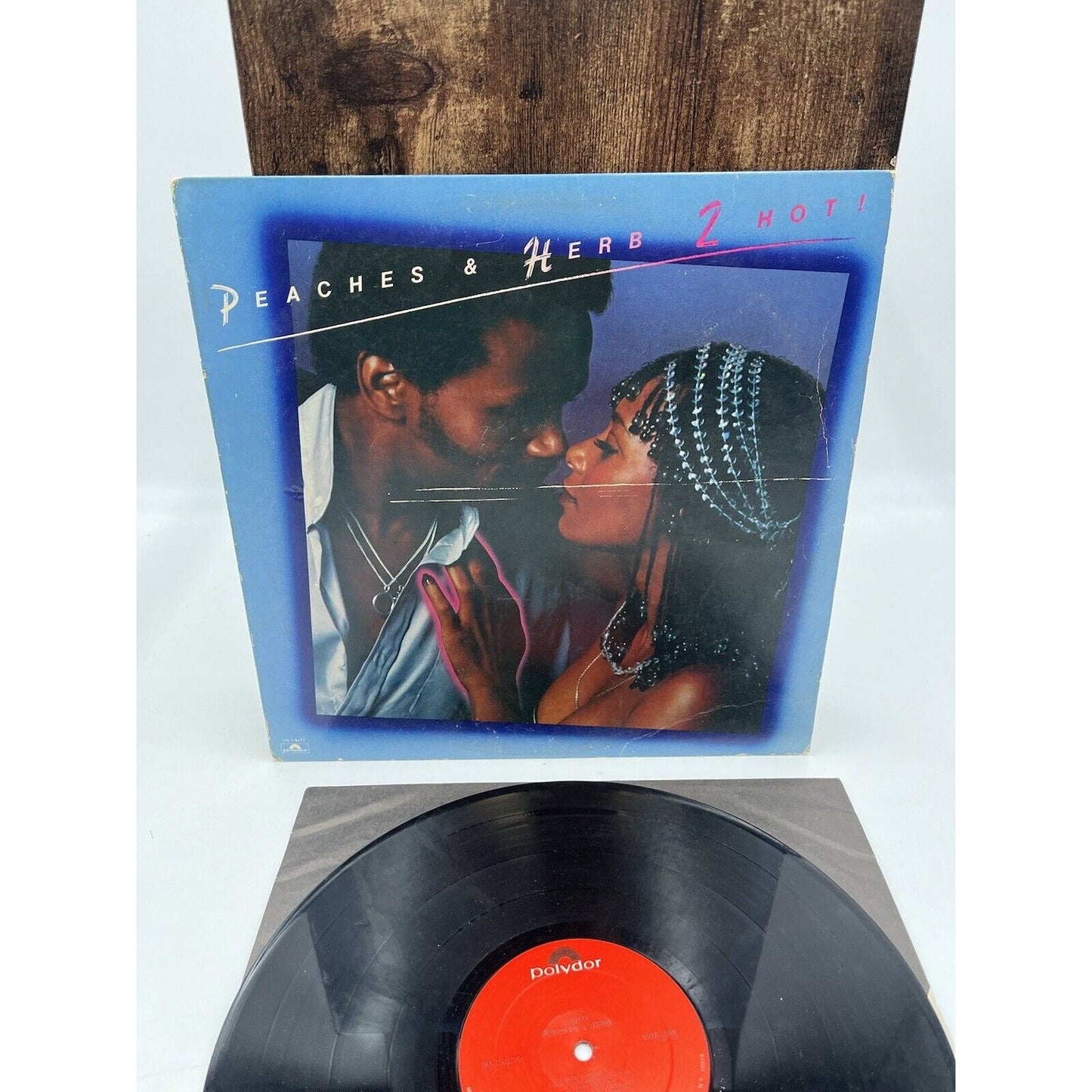 Peaches And Herb 2 Hot! Vinyl LP Record 1978 Polydor PD-1-6172