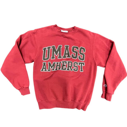 Y2K University Massachusetts Amherst  Sweatshirt Hoodie Sweater Sz S
