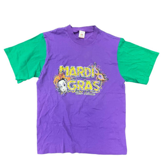 1993 Mardi Gras New Orleans T-shirt Color Block Sz Medium