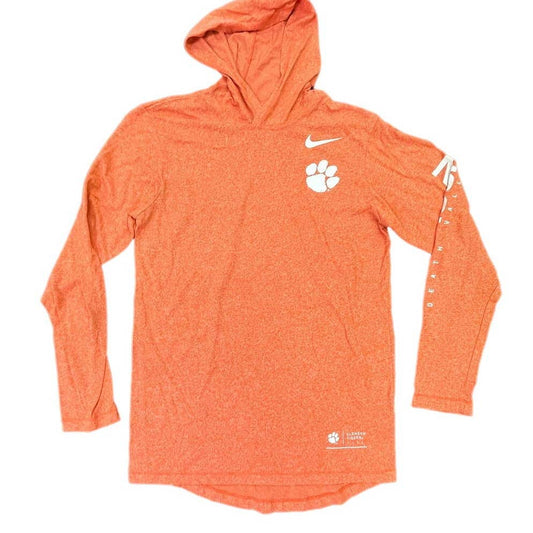 Lady's University of Clemson Nike running/jogging/exercising thin hoodie sweatshirt