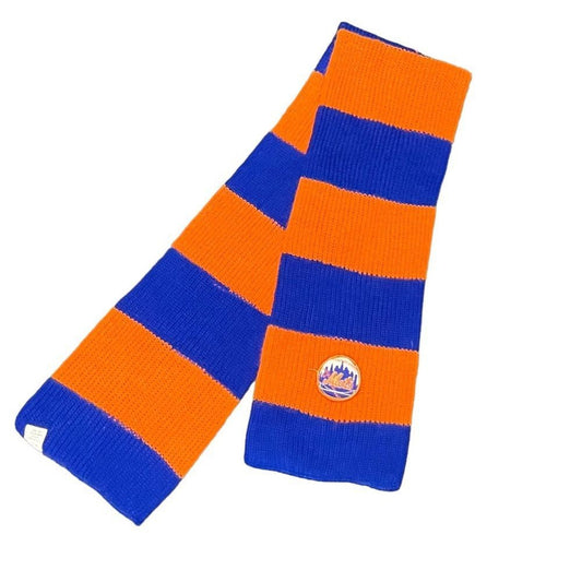 New York Mets MLB blue & orange scarf