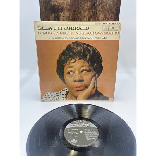 ELLA FITZGERALD - Sings Sweet Songs For Swingers - 1959 Vinyl 12'' Lp./ Jazz Pop