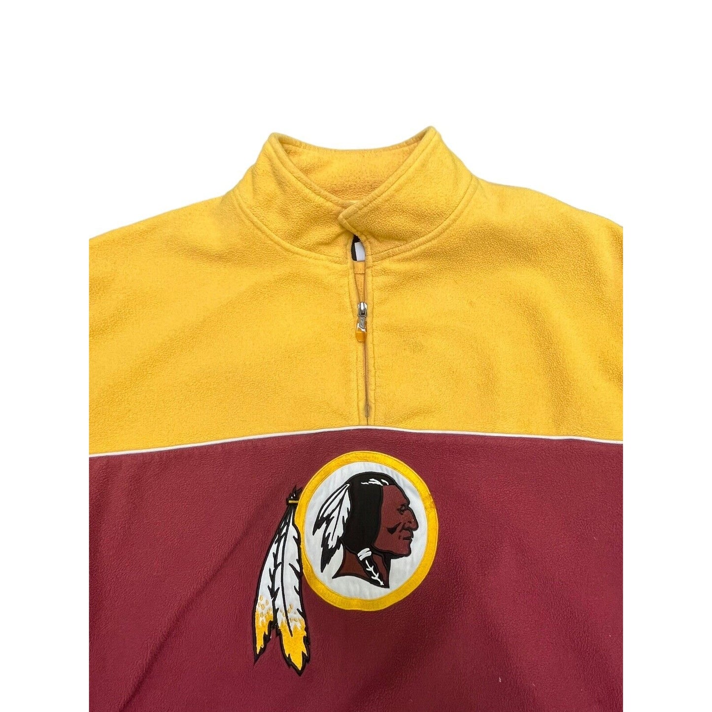 Y2K Reebok Washington Redskins pullover fleece quarter zip 3XL - Rare size! 90s