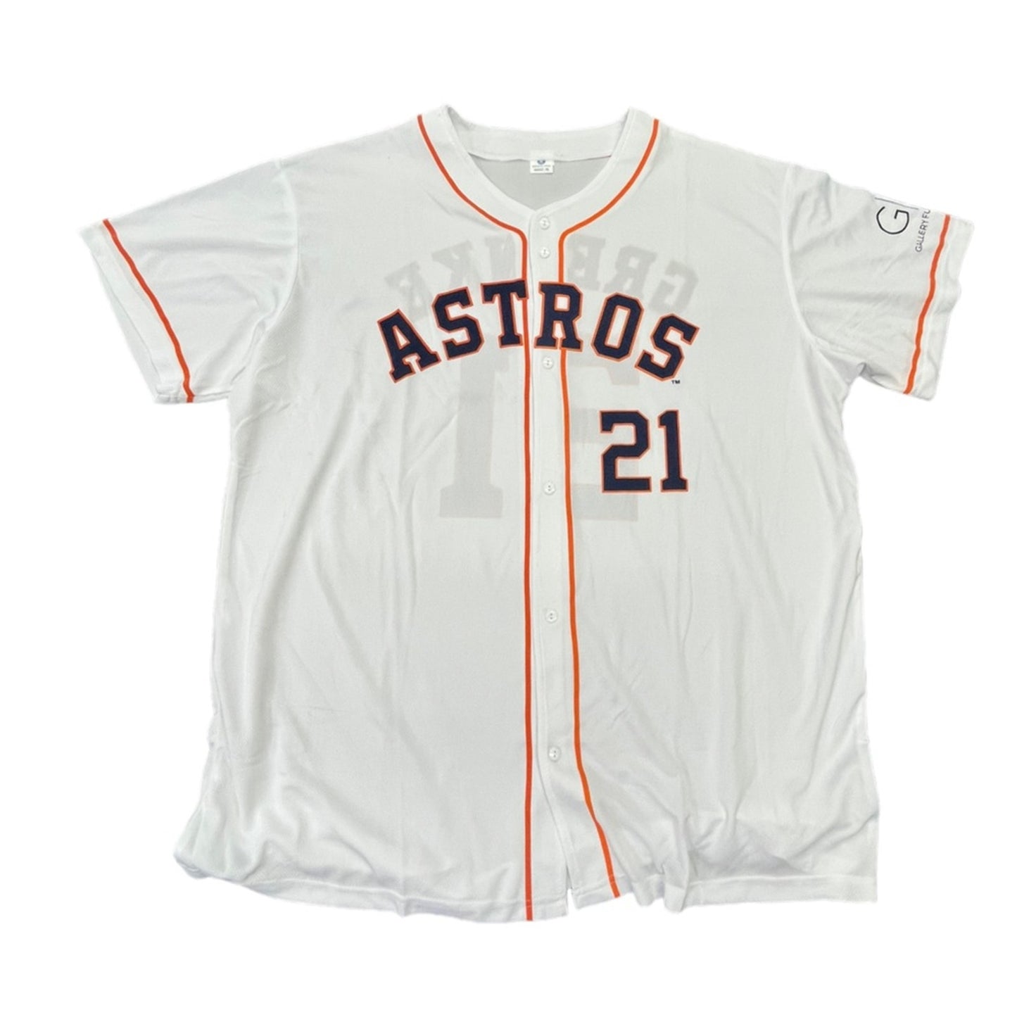Houston Astros Zach Greinke Giveaway #21 Jersey Size XL