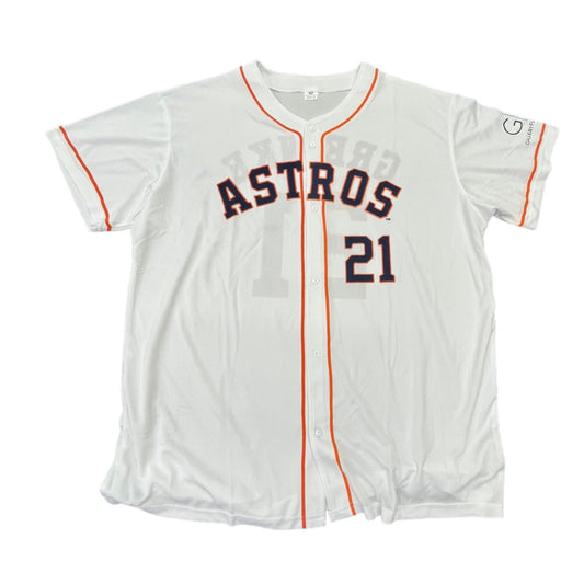 Houston Astros Zach Greinke Giveaway #21 Jersey Size XL Unisex MLB