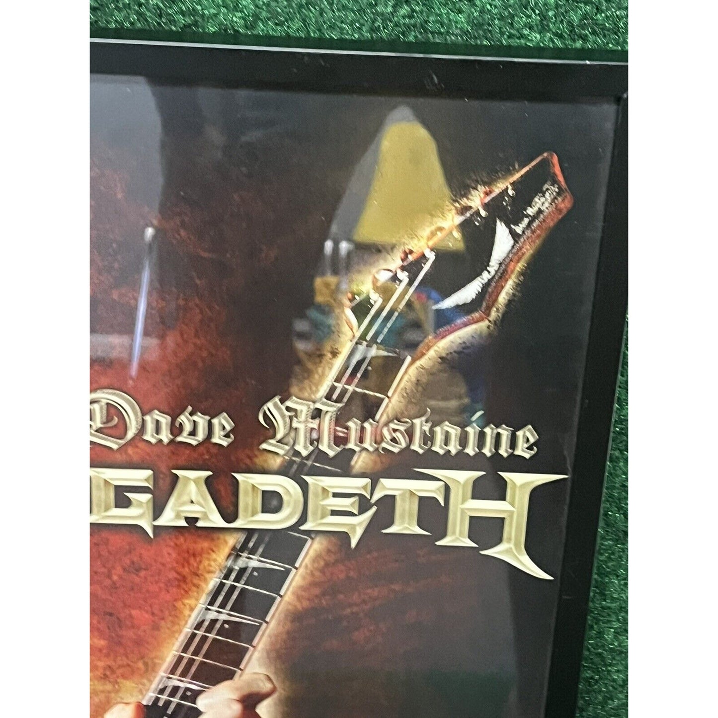 Megadeth *Dave Mustaine* Guitar Store Promo Framed Print/Poster