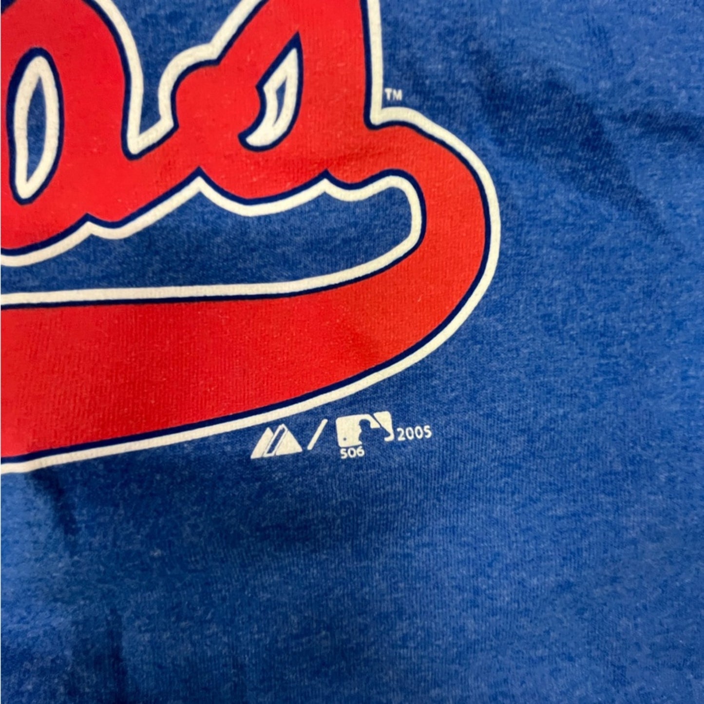 2005 Chicago Cubs MLB T-shirt Majestic Size XL