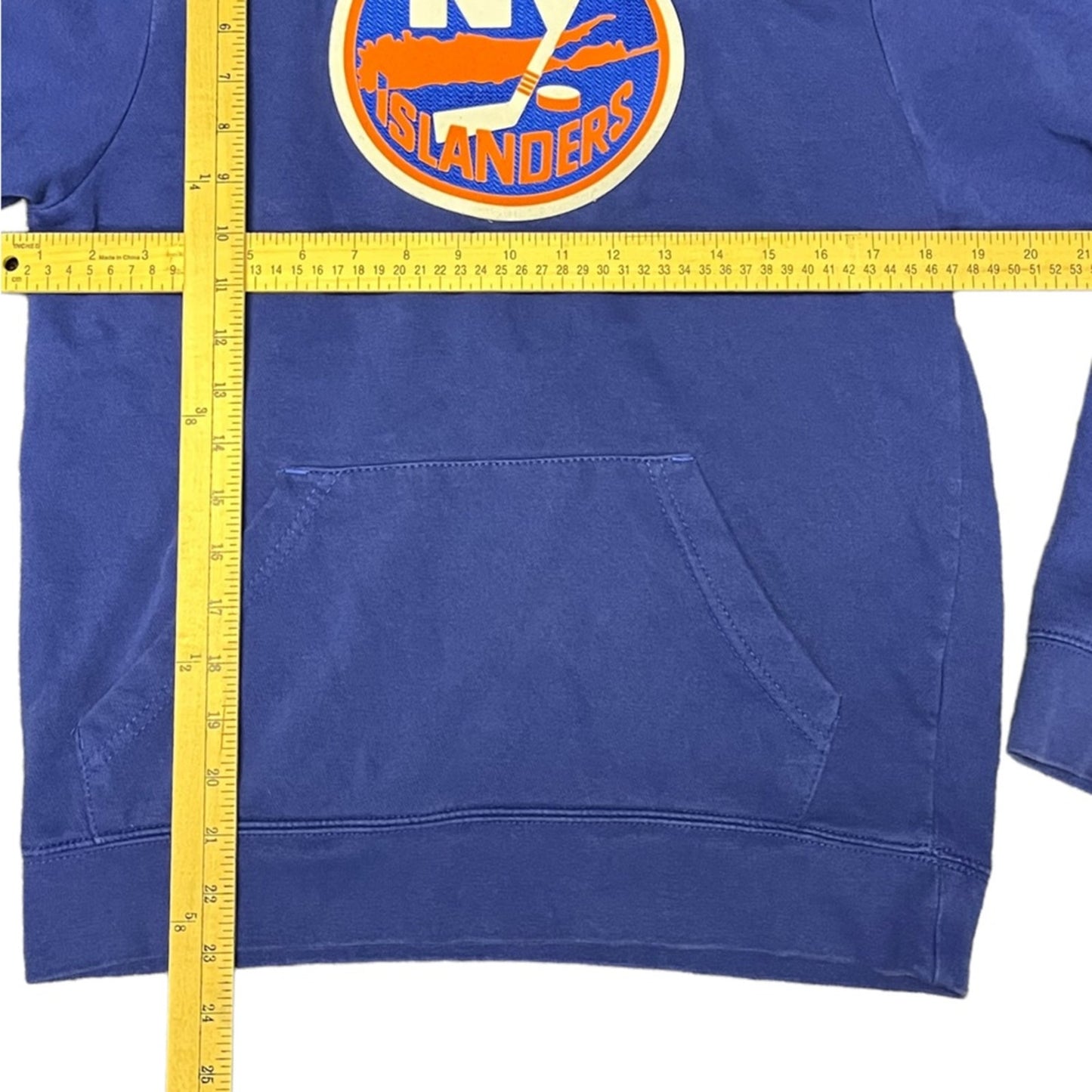 Y2K Blue Majestic New York Islanders NHL pullover sweatshirt small