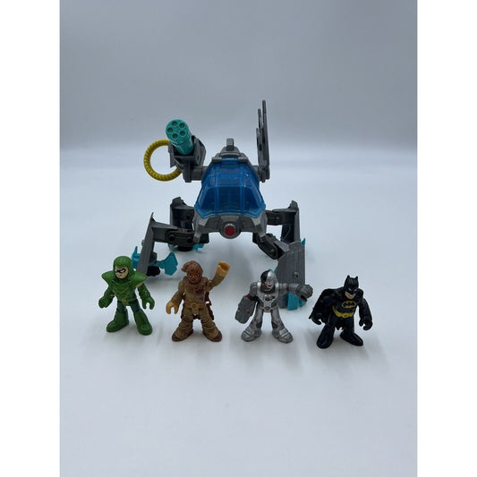 2015 Imaginext DC Justice League Cyborg Mech Vehicle Target Exclusive! 4 Figures