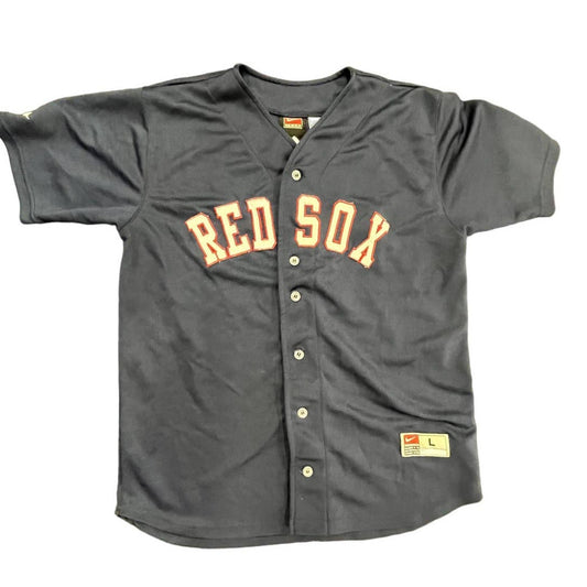 Youth Nike Boston Red Sox Curt Schilling Button Up Jersey