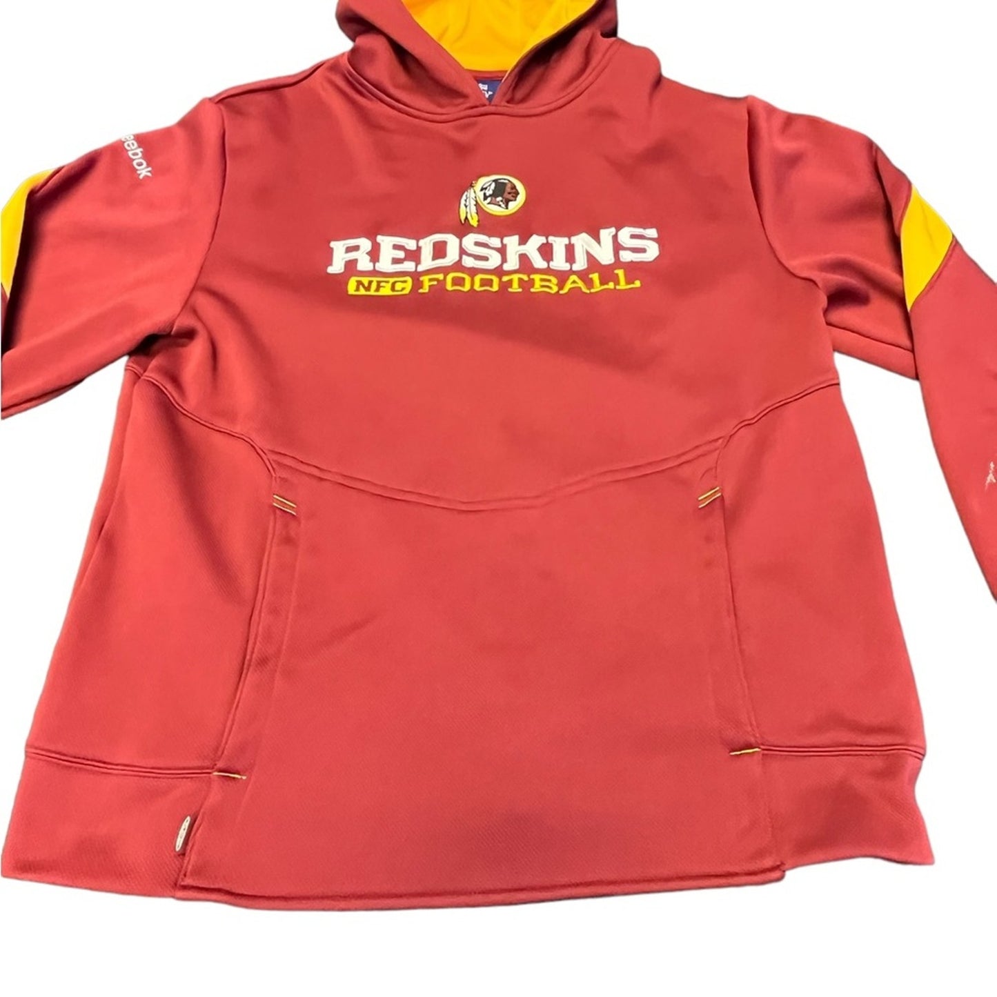 90s Ladies Reebok Washington Redskins NFL pullover hoodie size small