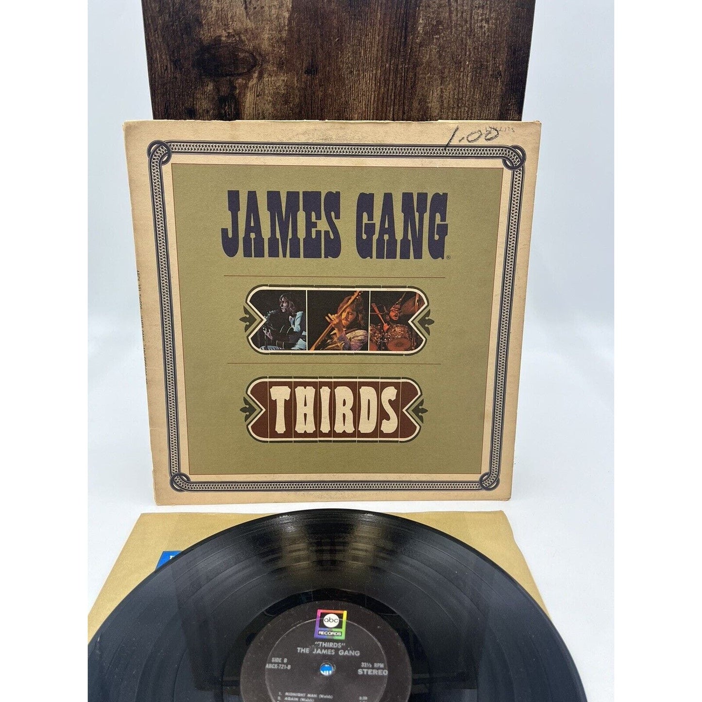 THE JAMES GANG THIRDS VINYL RECORD ALBUM LP ABCX-721 VG/VG