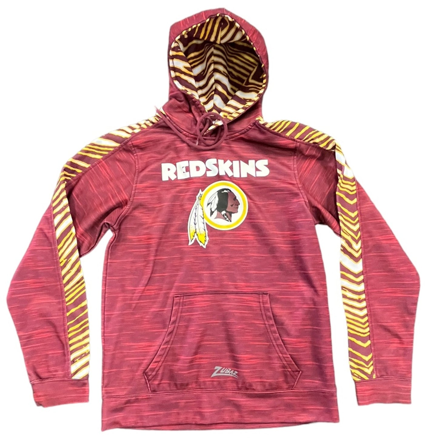 NFL Y2K Red Camo Washington Redskins size small pullover hoodie sweatshirt