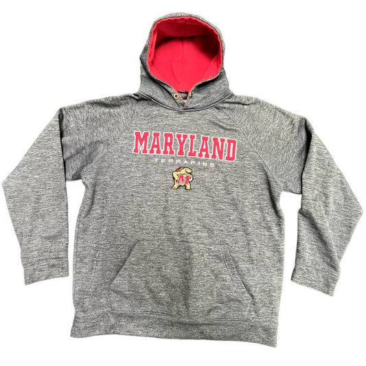 Y2K University of Maryland Pullover Sweatshirt Hoodie Sweater Sz XL