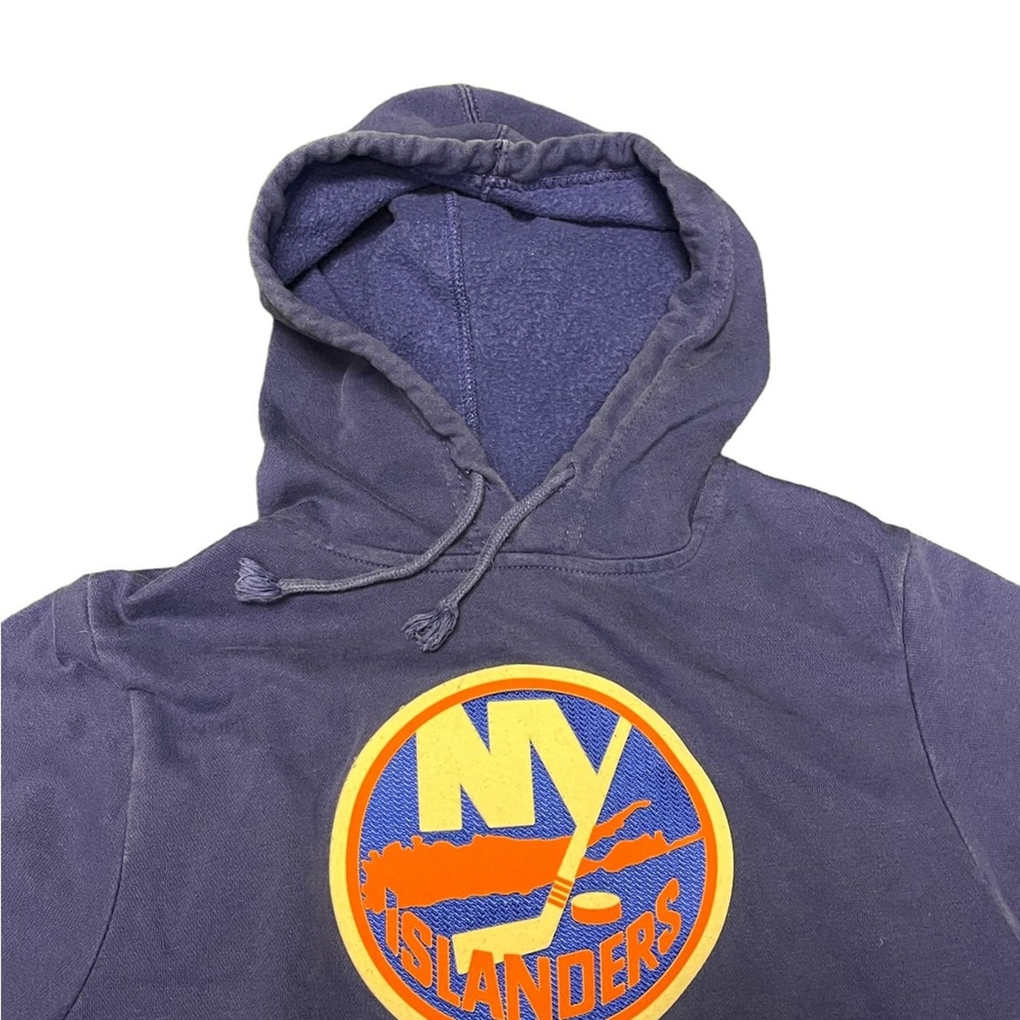 Y2K Blue Majestic New York Islanders NHL pullover sweatshirt small