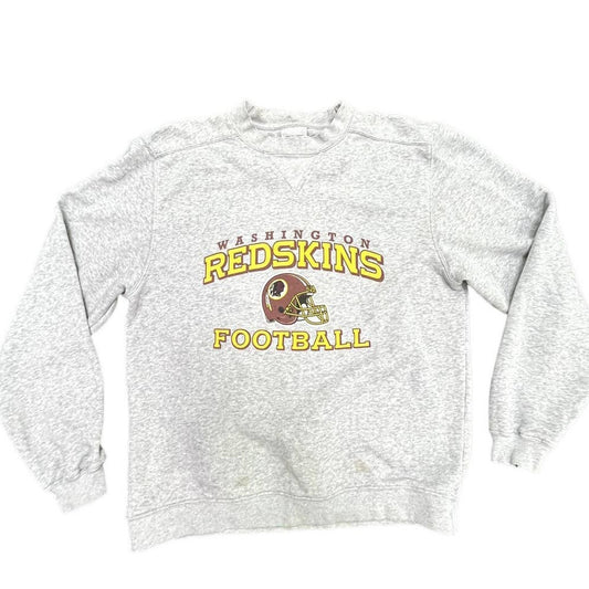 Lady's Vtg/90s Reebok Washington Redskins Gray Sz Small Sweatshirt