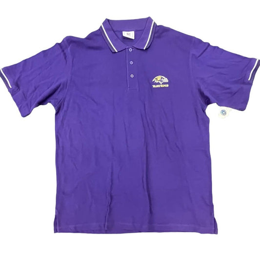 NWT Baltimore Ravens Sz XL Golf Polo NFL