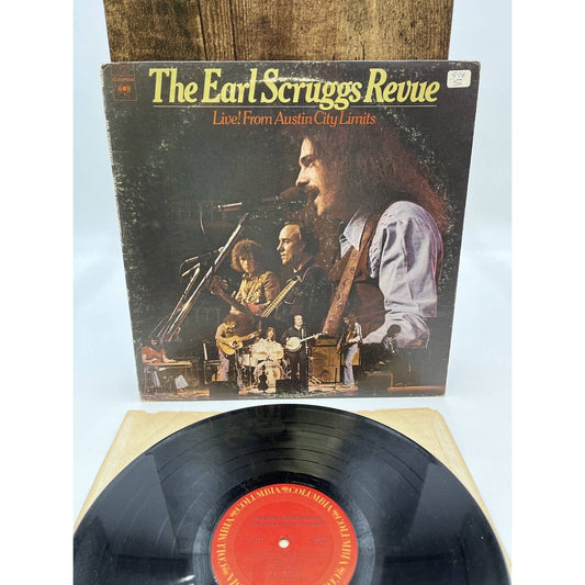 THE EARL SCRUGGS REVUE LIVE! FROM AUSTIN CITY LIMITS COLUMBIA VINYL LP 122-45W