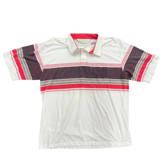 Vintage 90s Palmland Club striped polo size XXL #bowling #tennis