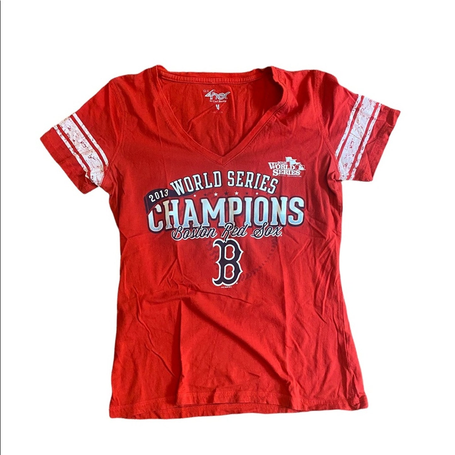 2013 Lady's Boston Red Sox World Series champions T-shirt size medium #mlb