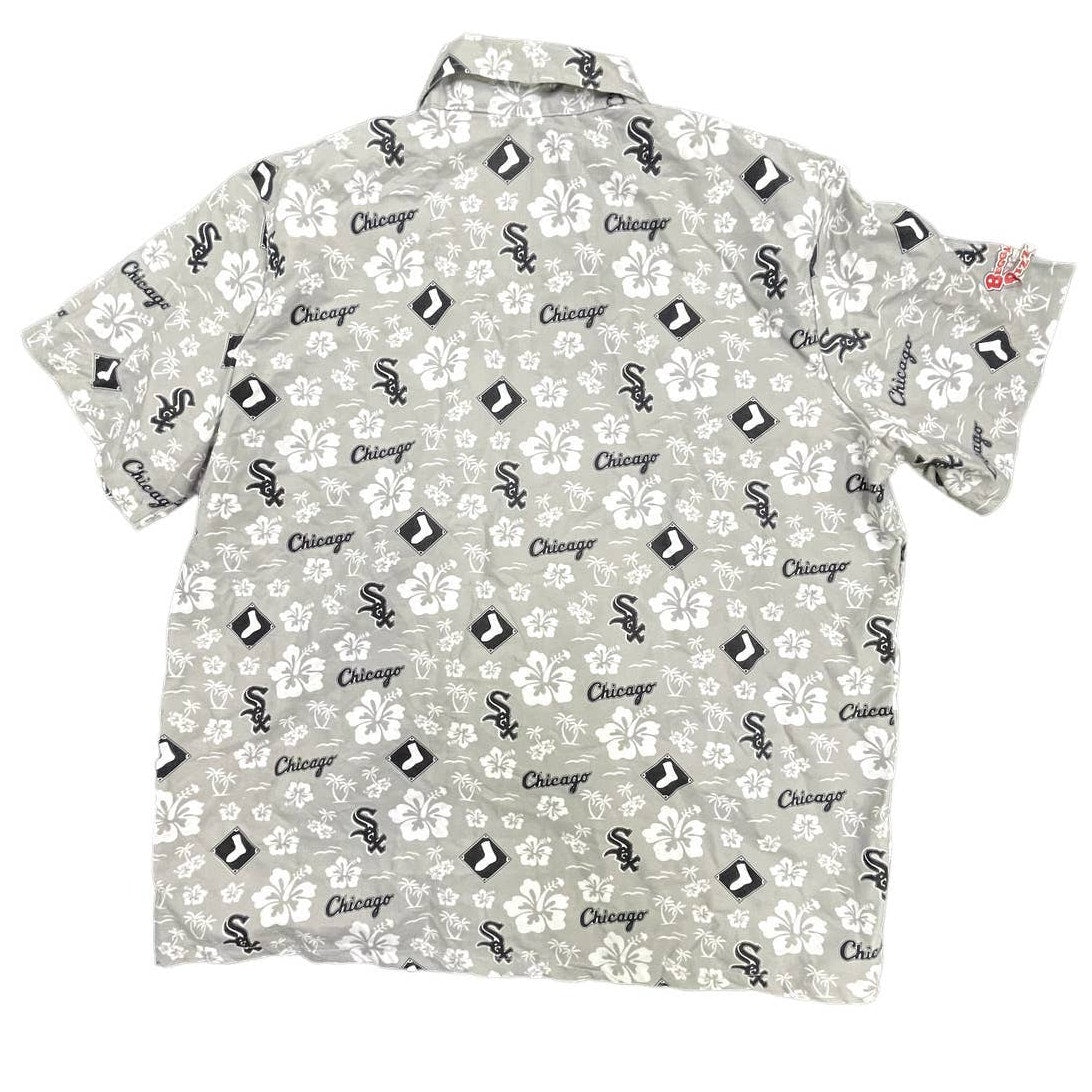 Chicago White Sox MLB All over print button up shirt Sz XL AOP