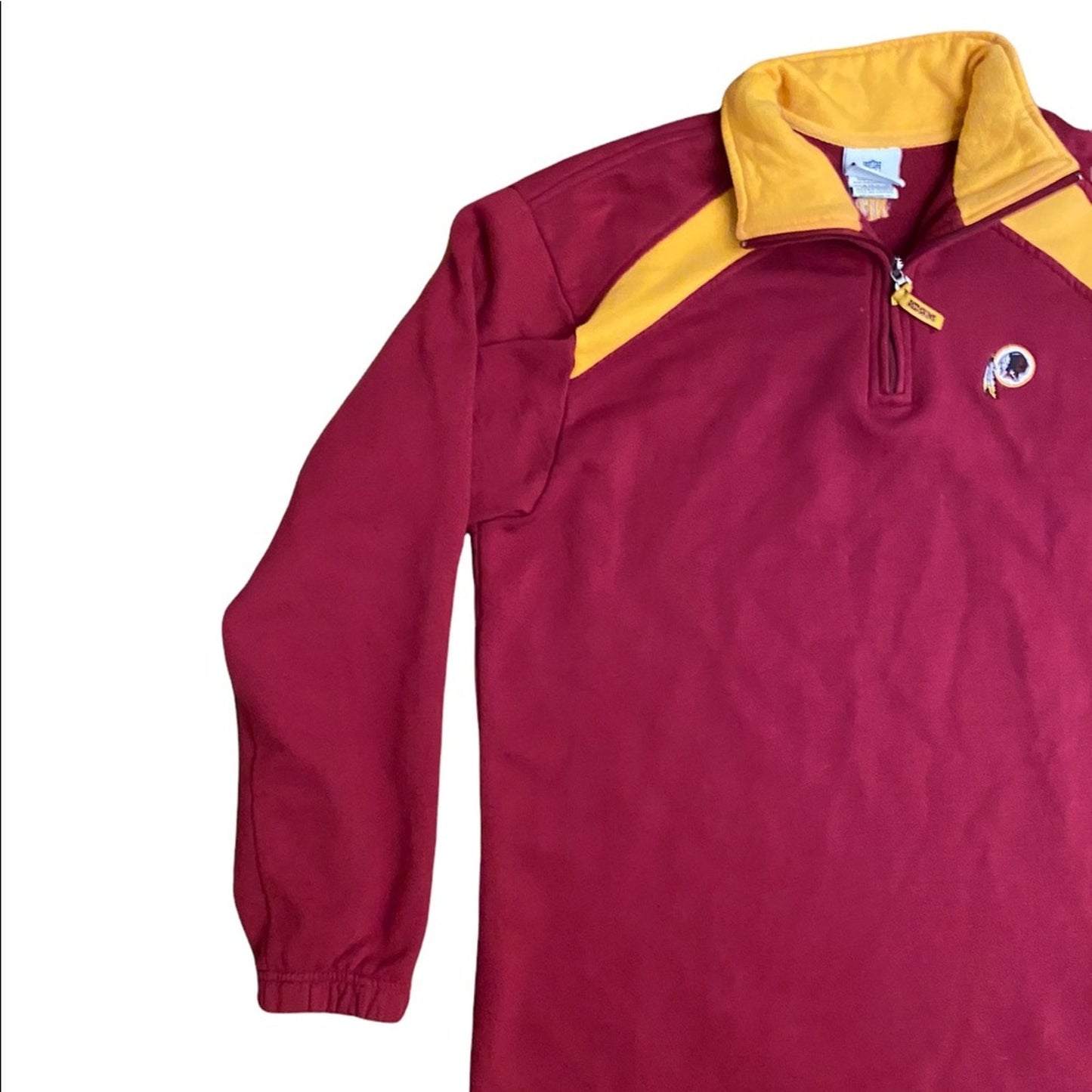 Vintage Washington Redskins pullover fleece quarter zip size large #90s #DC