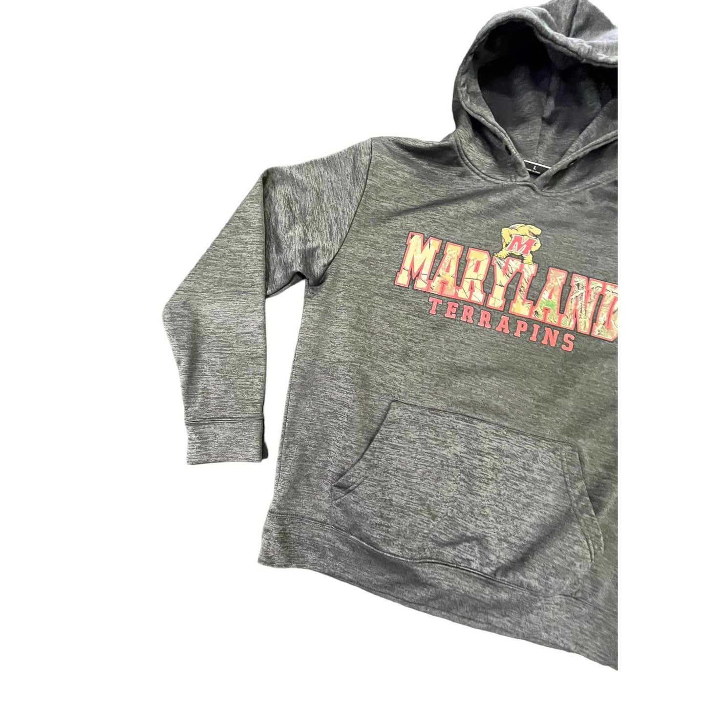 Y2K University of Maryland Pullover Sweatshirt Hoodie Sweater Sz M