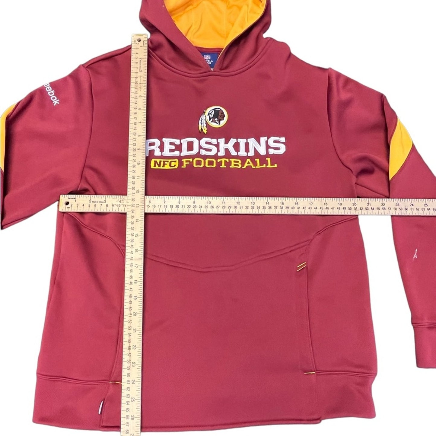 90s Ladies Reebok Washington Redskins NFL pullover hoodie size small