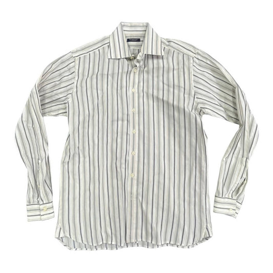 Burberry Long sleeve striped button down dress shirt size 16.5