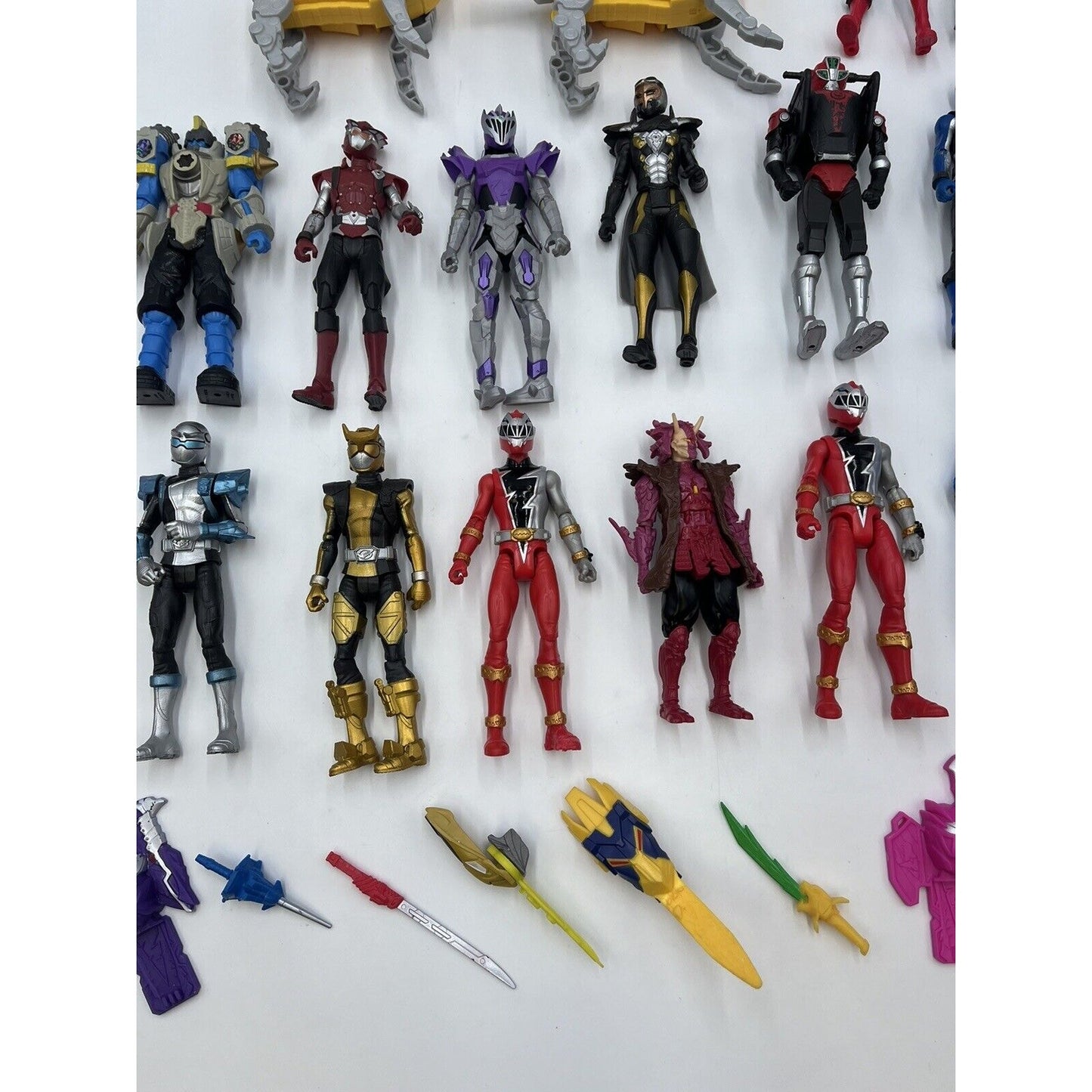 Power Rangers Samurai & Mix/More Action Figure Lot W/ Accessories