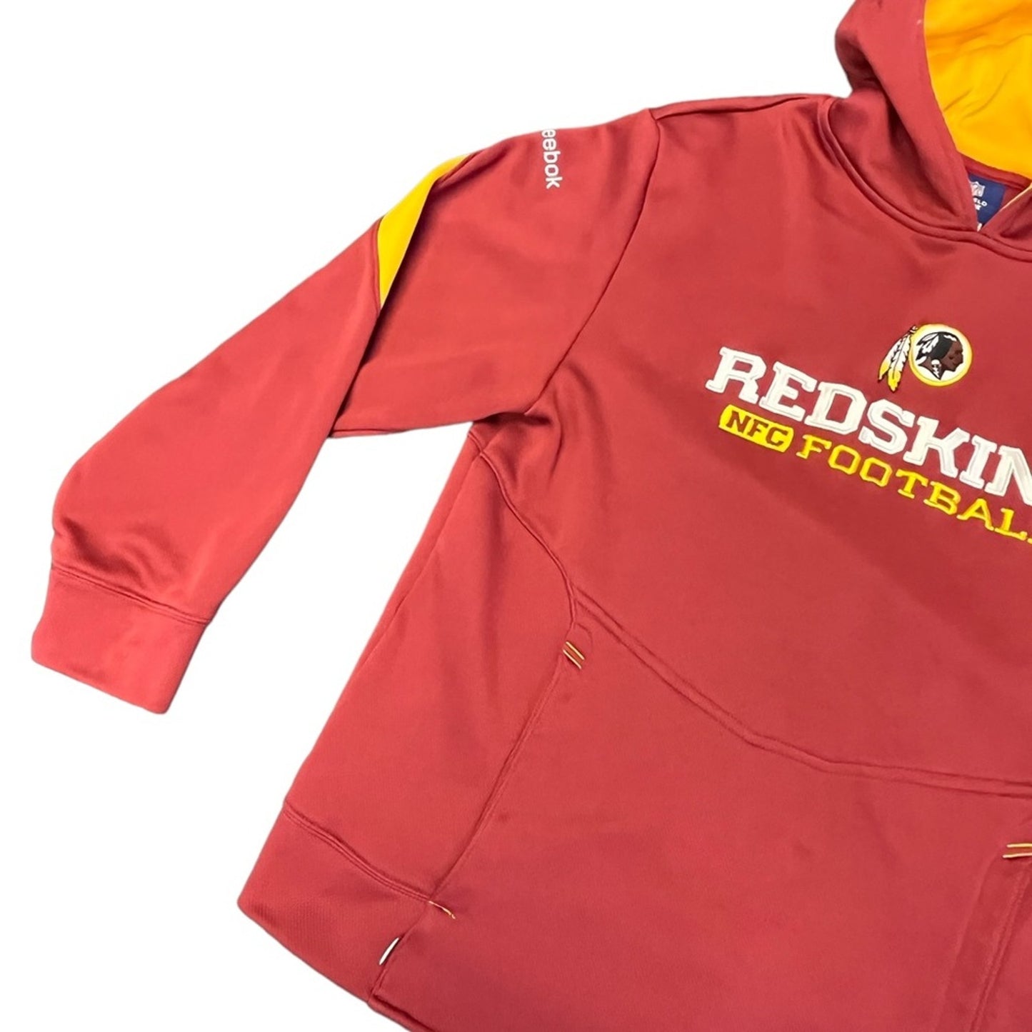 90s Ladies Reebok Washington Redskins NFL pullover hoodie size small