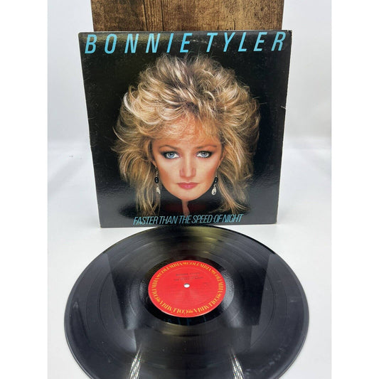 Bonnie Tyler - Faster Than The Speed Of Night Columbia Vinyl LP Stereo Record