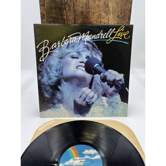 Barbara Mandrell Live 1981 Vintage Vinyl Record 80s Country Album LP