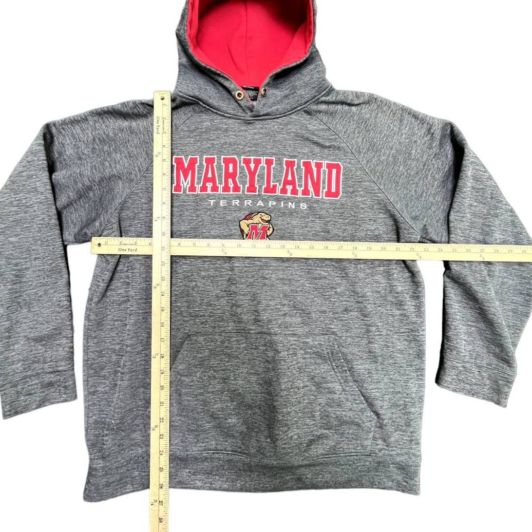 Y2K University of Maryland Pullover Sweatshirt Hoodie Sweater Sz XL