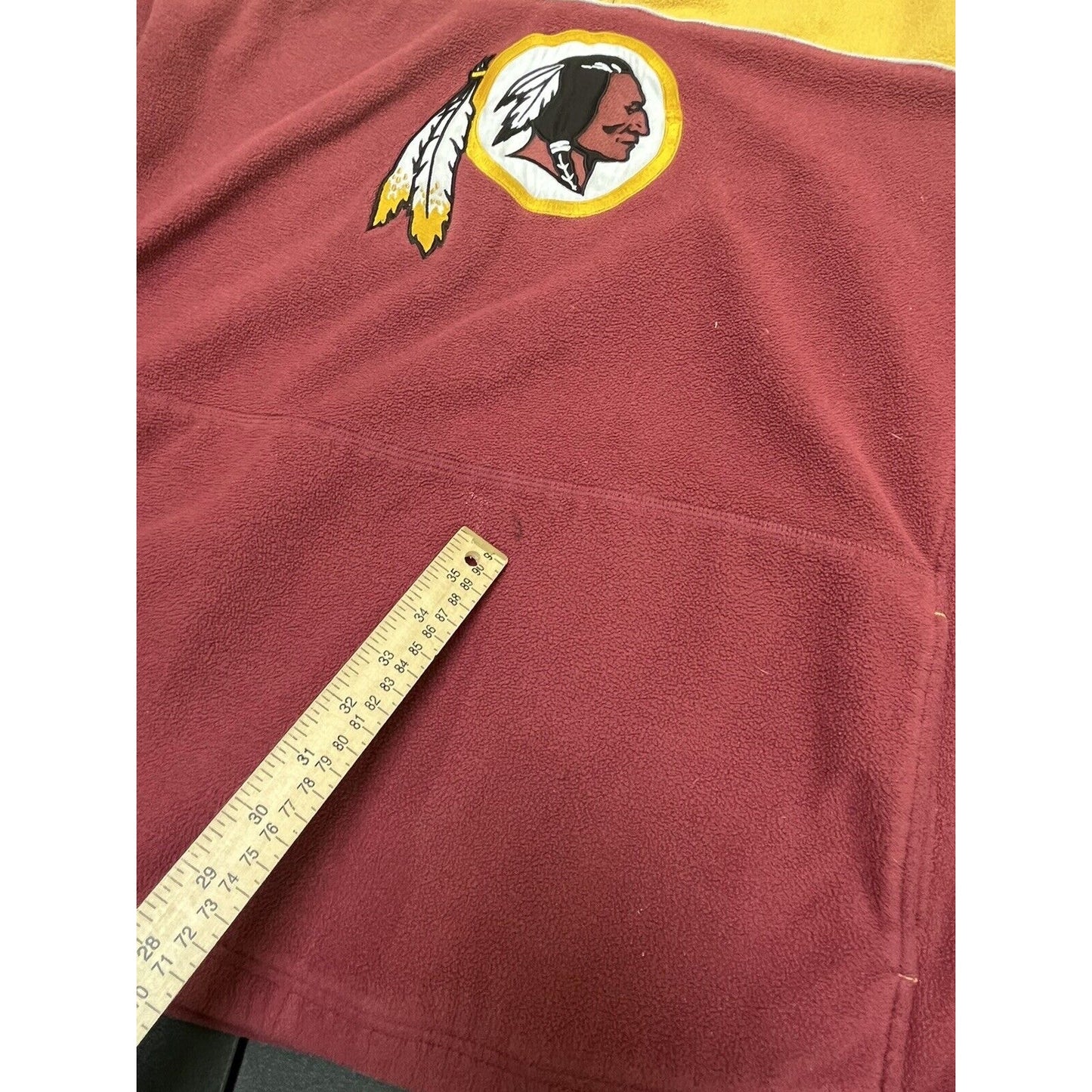 Y2K Reebok Washington Redskins pullover fleece quarter zip 3XL - Rare size! 90s