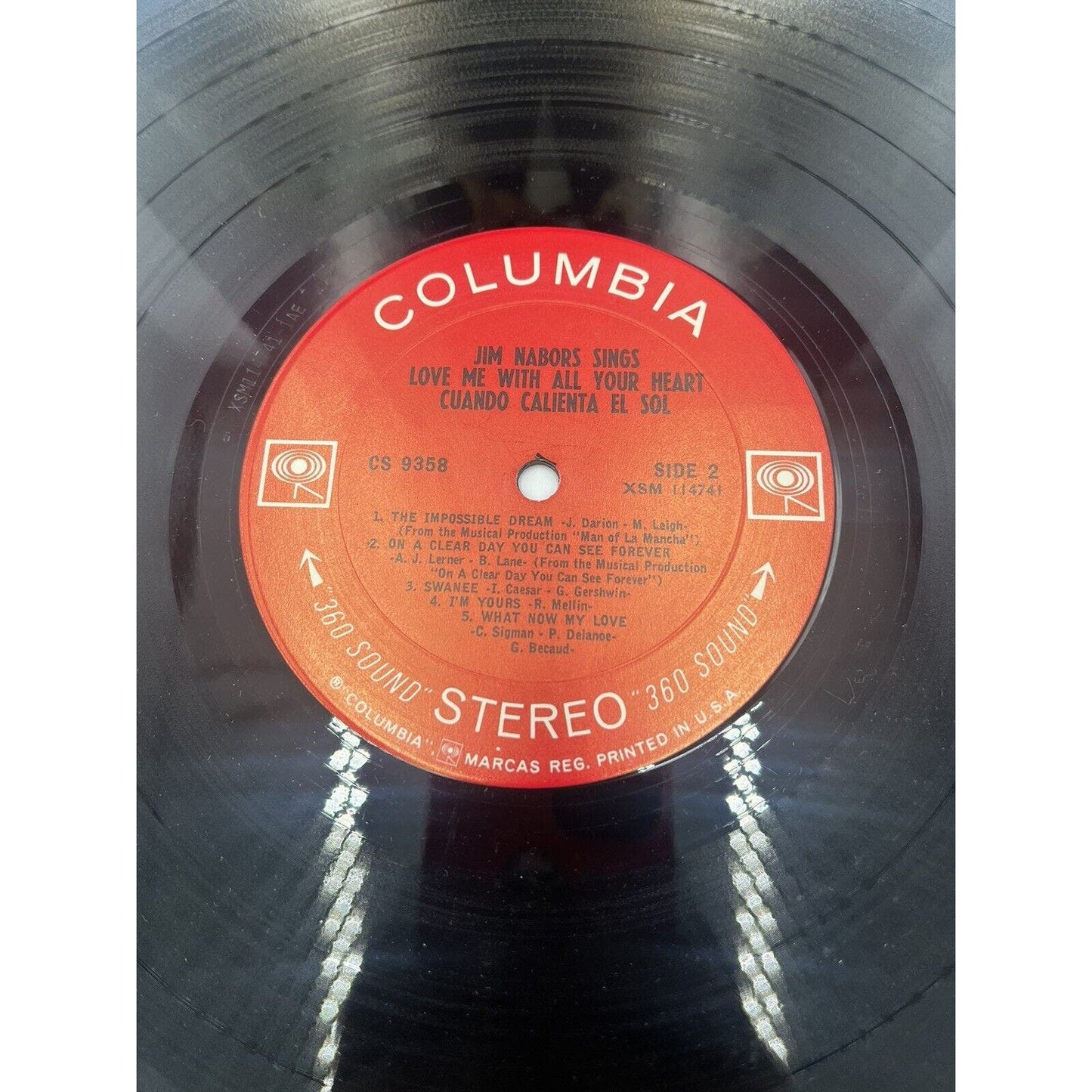 Jim Nabors "Jim Nabors Sings" Vinyl - Columbia Records CL 2558
