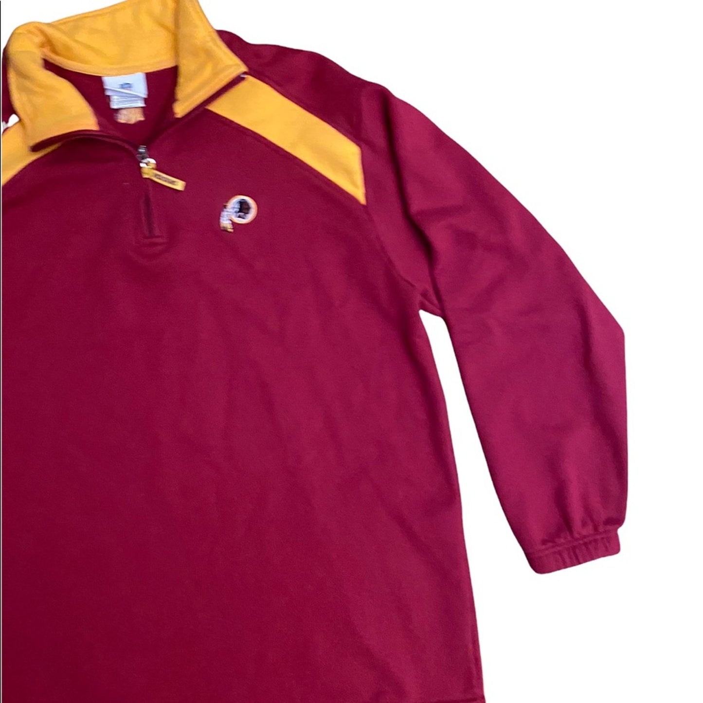 Vintage Washington Redskins pullover fleece quarter zip size large #90s #DC