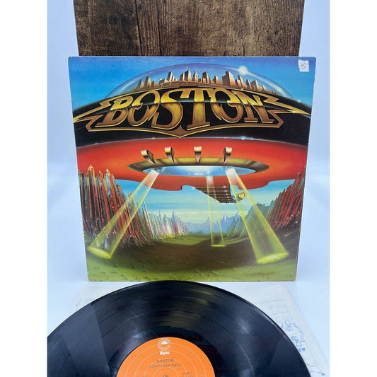 Boston "Don't Look Back" vinyl LP 1970s pressing VG R26