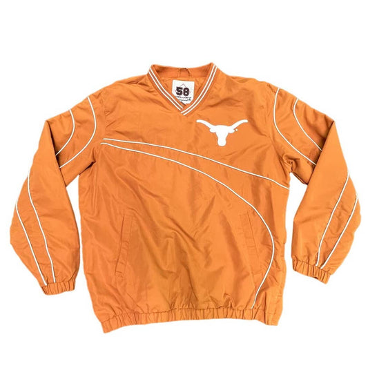 University of Texas Vintage 90s Pullover Jacket Windbreaker Sz Large