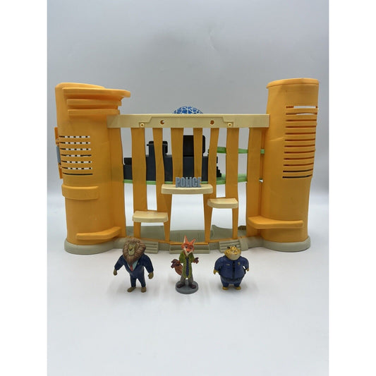 Disney - Zootopia - Police Station Playset with Figures