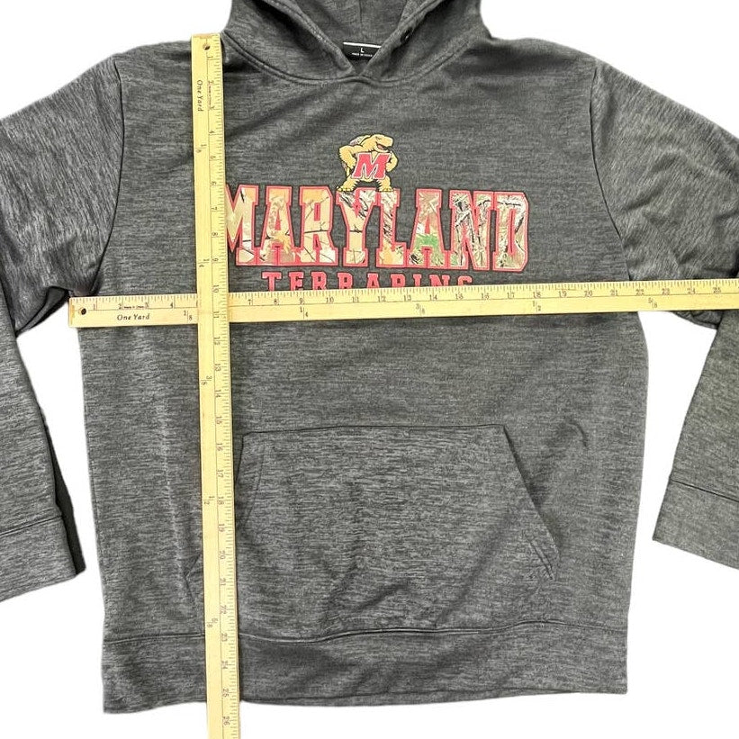 Y2K University of Maryland Pullover Sweatshirt Hoodie Sweater Sz M