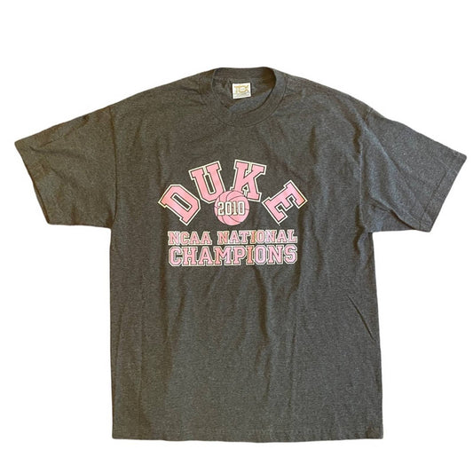 2010 Duke Basketball National Champs XL Pink & Gray T-shirt