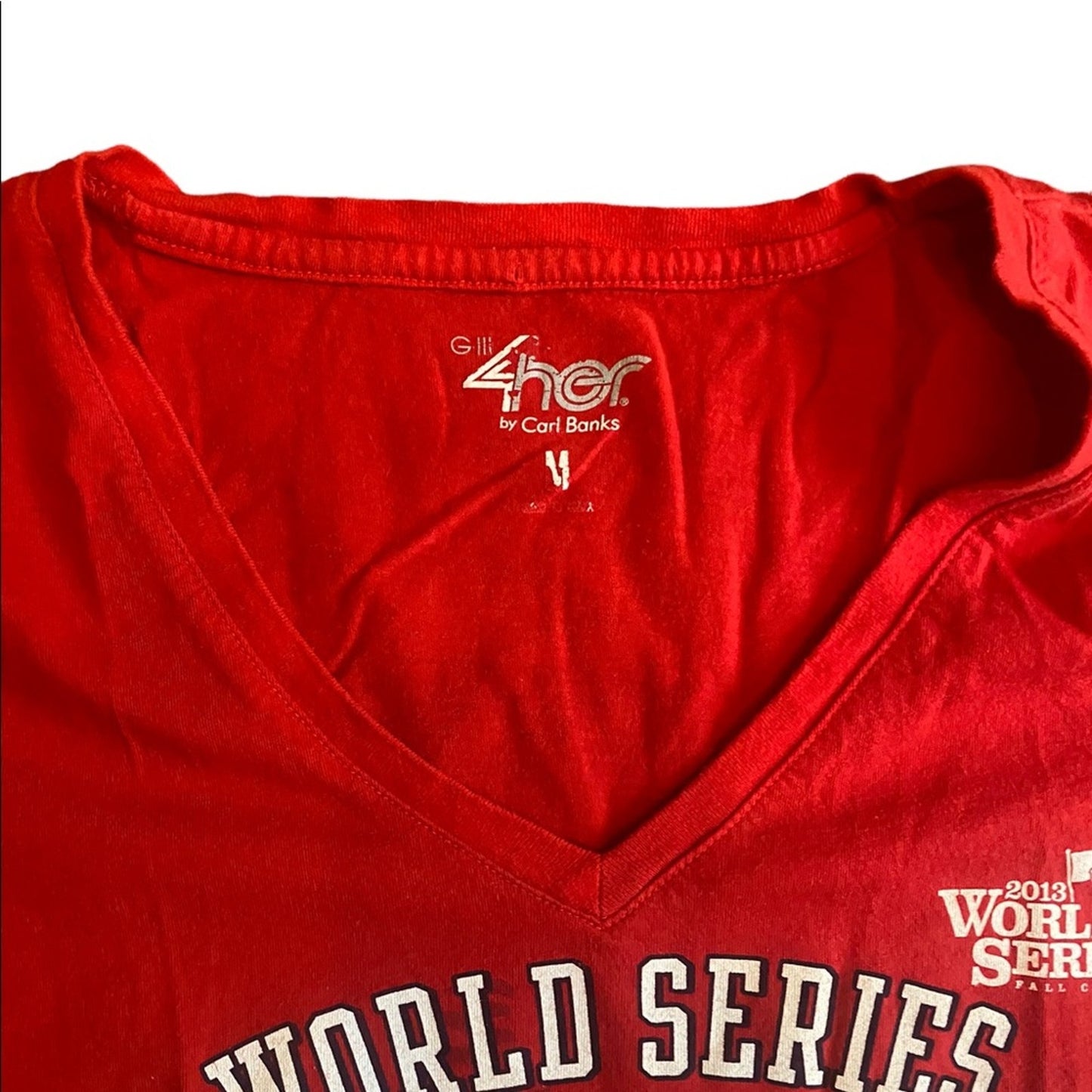 2013 Lady's Boston Red Sox World Series champions T-shirt size medium #mlb